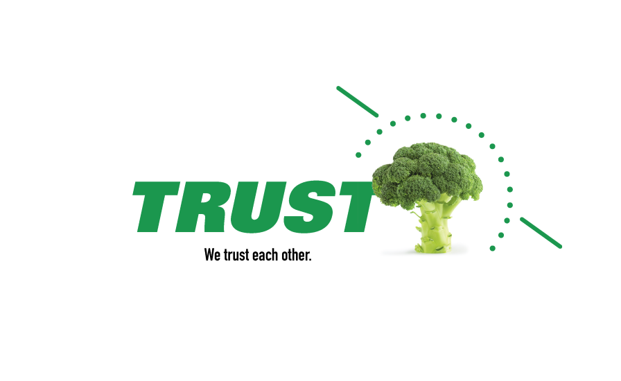 Trust. We trust each other.